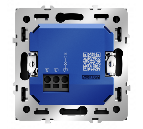 Выключатель встраиваемый Voltum S70 карточный 16А, (графит) VLS010707