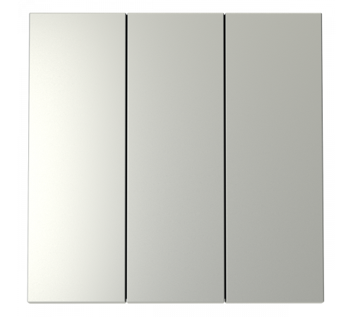 Клавиши для выключателя/переключателя трехклавишного Voltum S70 (сталь) VLS000505