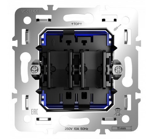 Механизм выключателя жалюзи Voltum S70 VLS0207M