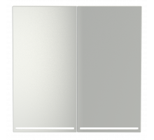 Клавиши для выключателя/переключателя двухклавишного с подсветкой Voltum S70 (сталь) VLS000405