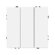 Выключатель 3 кл софт-тач белый кварц Arlight SWT-MK03-SFPL-WH (250V, 10A) 061801(1)