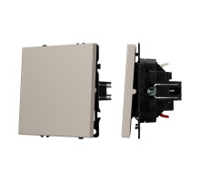 Выключатель проходной 1 кл софт-тач кашемир Arlight SWT-MKP1-SFPL-CA (250V, 10A) 059432(1)