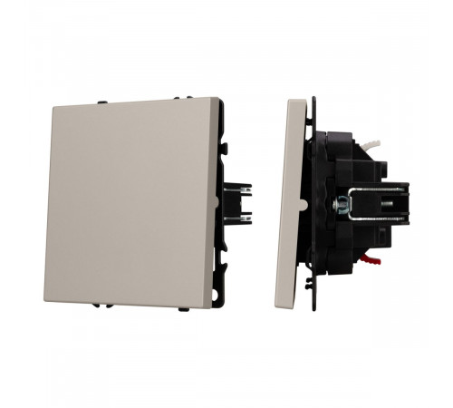 Выключатель проходной 1 кл софт-тач кашемир Arlight SWT-MKP1-SFPL-CA (250V, 10A) 059432(1)