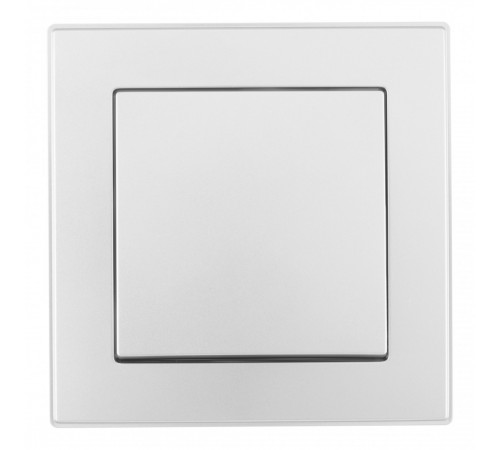 Выключатель одноклавишный Arte Milano SET06-1-30-1 silver