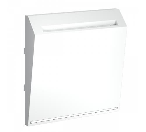 Накладка для выключателя карточного Voltum S70 (белый матовый) VLS002602