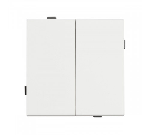 Механизм выключателя двухклавишный непроходной Arlight SWT-TENDO-MK02-SFPL-WH (230V, 10A) 054547 Механизм выключателя двухклавишный непроходной Arlight SWT-TENDO-MK02-SFPL-WH (230V, 10A) 054547