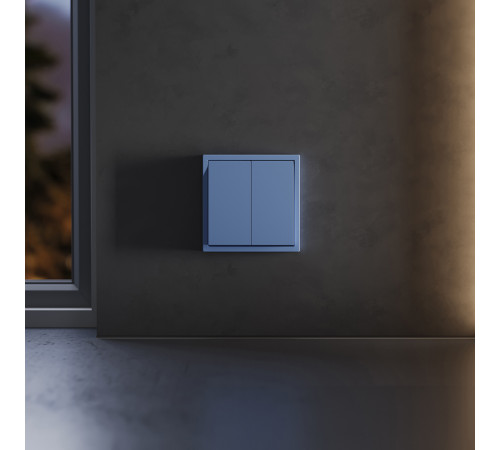 Клавиши для выключателя/переключателя двухклавишного Voltum S70 (деним) VLS000315