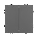 Выключатель проходной 2 кл софт-тач серый базальт Arlight SWT-MKP2-SFPL-GR (250V, 10A) 054257(1)