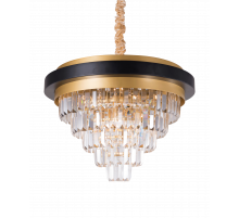 2433A/8A PT BRS+BK+CL (1) Люстра NW #