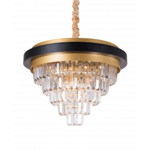 2433A/8A PT BRS+BK+CL (1) Люстра NW #