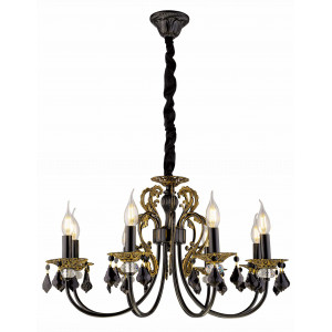 1730/8 BK+GD (1) Люстра NW