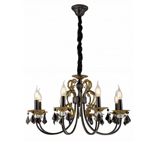 1730/8 BK+GD (1) Люстра NW