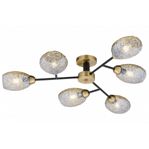 40285MDP/6 MBK+AB (1) Люстра (NW)