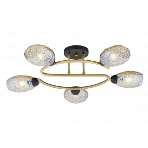 40300MD/5A MBK+AB (1) Люстра (NW)