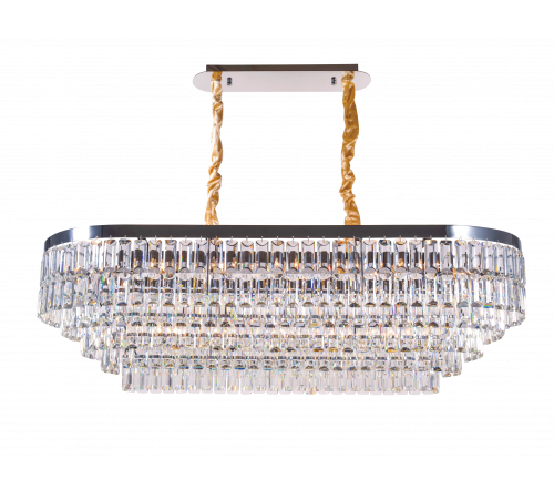 2752R/19A CHROME+CLEAR (1) Люстра (в 2-х коробках) NW