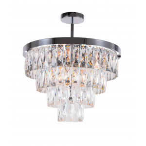 2431R/8A CHR+CL (1) Люстра NW #