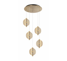 7065RMD-5BS/CE BRASS+BLACK (1) Люстра (NW) #