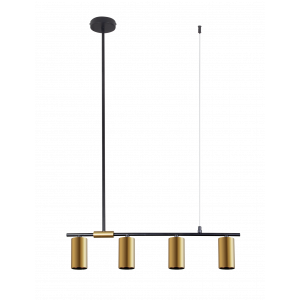 9001A-DW-4 BLACK+BRASS (1) Светильник (NW) #