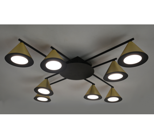 PRD-C 0075B-8 BK+GD (1) Люстра RL