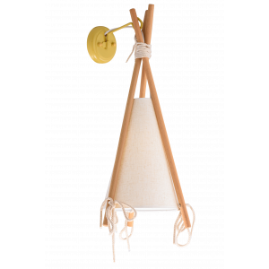 B2026/1W-W-B LOG (1/6) Бра #