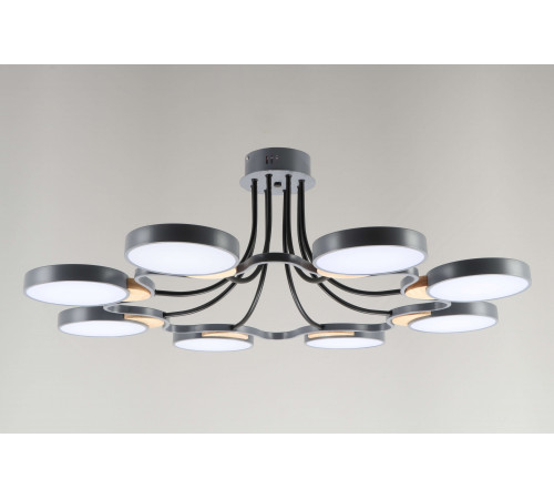 18049STD/8 GY+BK (1) Люстра NW #