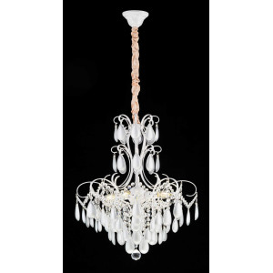 5087/4 WH+SIL (1) Люстра  NW #