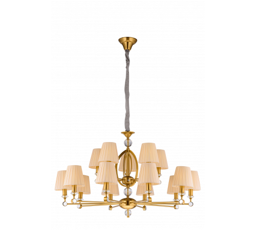 8901/10+5LT BRASS (1) Люстра (NW)