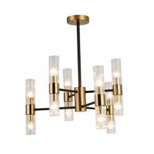 74785/6+6 BLACK+COPPER (1) Люстра (RL) #