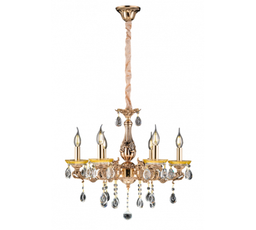 1704/6B FGD+BK (1) Люстра  NW #