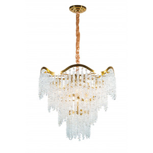 5655P/9A PLATING BRASS+CLEAR (1) Люстра NW