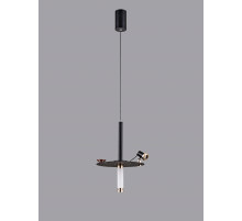 1142B-1 BLACKK+CH (1) Люстра (RL)