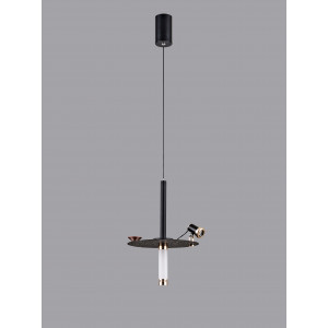 1142B-1 BLACKK+CH (1) Люстра (RL)