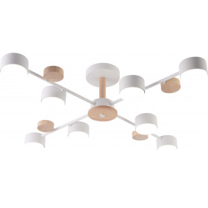 GX3758-8 WT+WOOD (1) Люстра RL