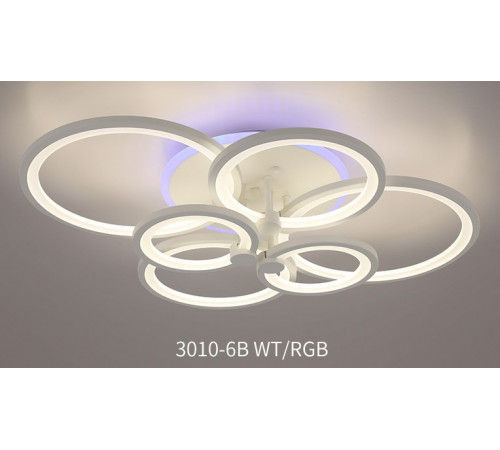 3010/6B WT/RGB (1) Люстра N (RL)