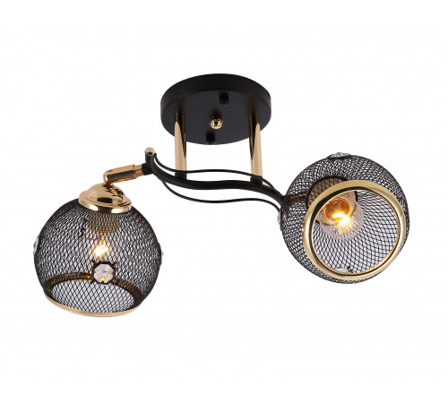 06444/2 BLACK+GOLD (4) Люстра (RL) #