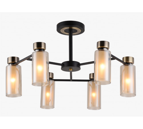 74338/6 BLACK+BRONZE (1) Люстра (RL)