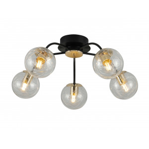 35818/5 BLACK+GOLD (1) Люстра (RL)