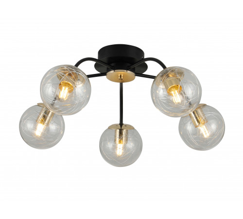 35818/5 BLACK+GOLD (1) Люстра (RL)
