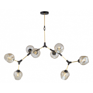 39282MD/8 MBK+DAI GOLD (1) Люстра NW