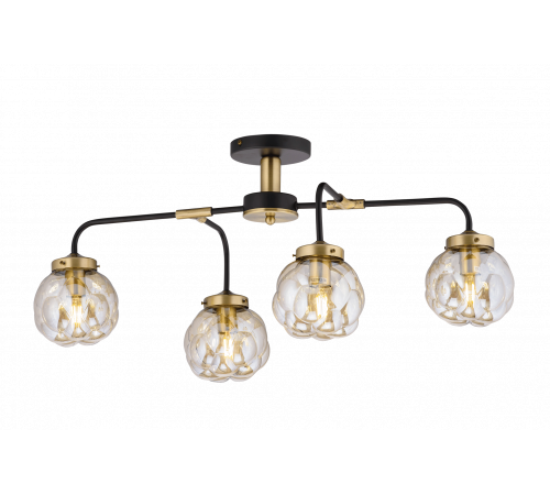 40345MD/4 MBK+AB (1) Люстра (NW)