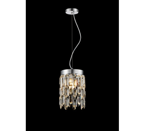 F6-ф200*H300(1200) CHROME (1) Подвесной светильник (NW)