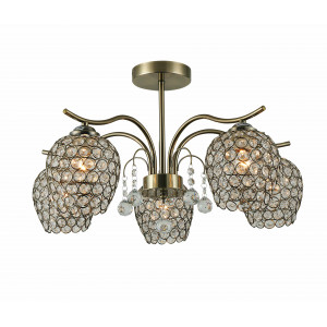 25-07645/5 BRONZE (1) Люстра (RL)