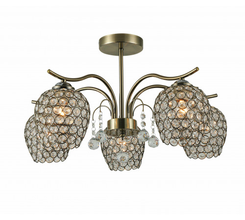 25-07645/5 BRONZE (1) Люстра (RL)
