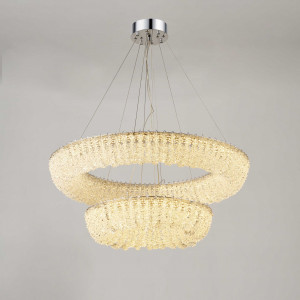 NW102L-ф800+500*H120(1200) CHROME (1) Люстра (в 2-х коробках) NW