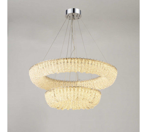 NW102L-ф800+500*H120(1200) CHROME (1) Люстра (в 2-х коробках) NW