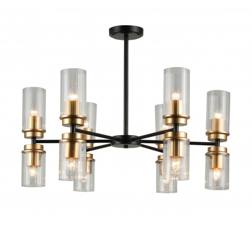 74671/6+6 GOLD+BLACK (1) Люстра (RL) #