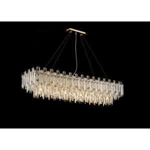 NW076-L1200*W300*H290 RECTANGLE H GOLD (1) Люстра (в 2-х коробках) NW #