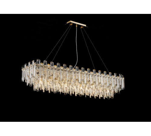 NW076-L1200*W300*H290 RECTANGLE H GOLD (1) Люстра (в 2-х коробках) NW #