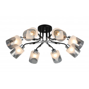 26013/8 CHROME+BLACK (1) Люстра RL