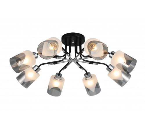 26013/8 CHROME+BLACK (1) Люстра RL